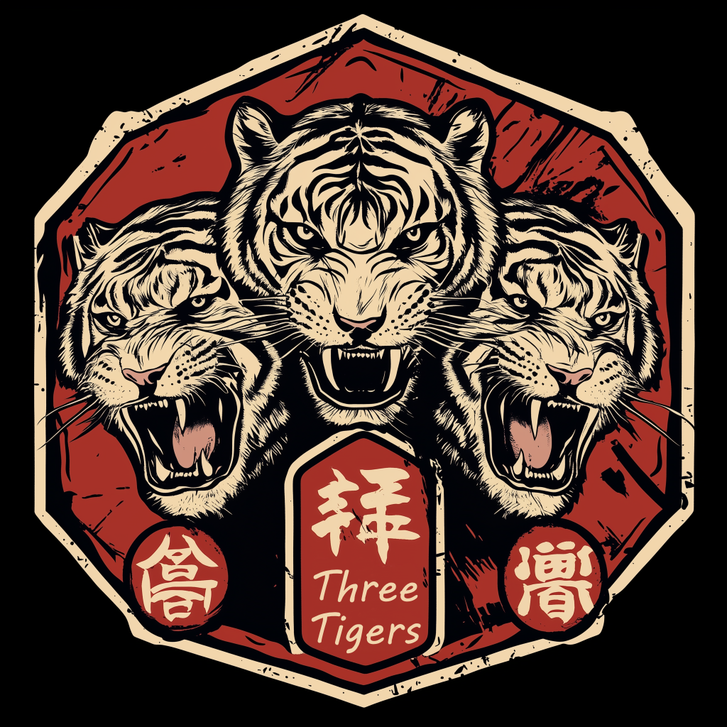 Three Tigers Martial Arts Logo